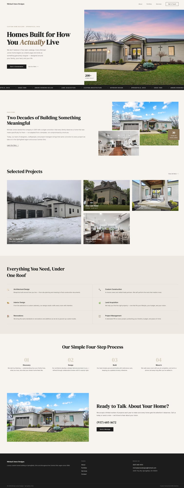 Design 2 — Clean Editorial